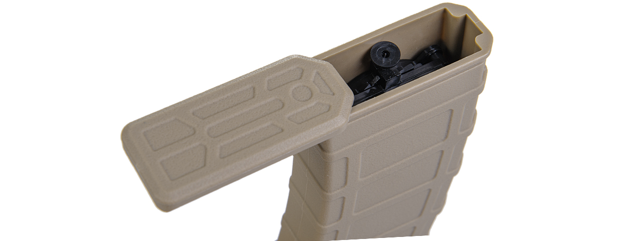 LT-101T MAG M4 FLASH MAGAZINE - 360 RD (COLOR: TAN) - Click Image to Close